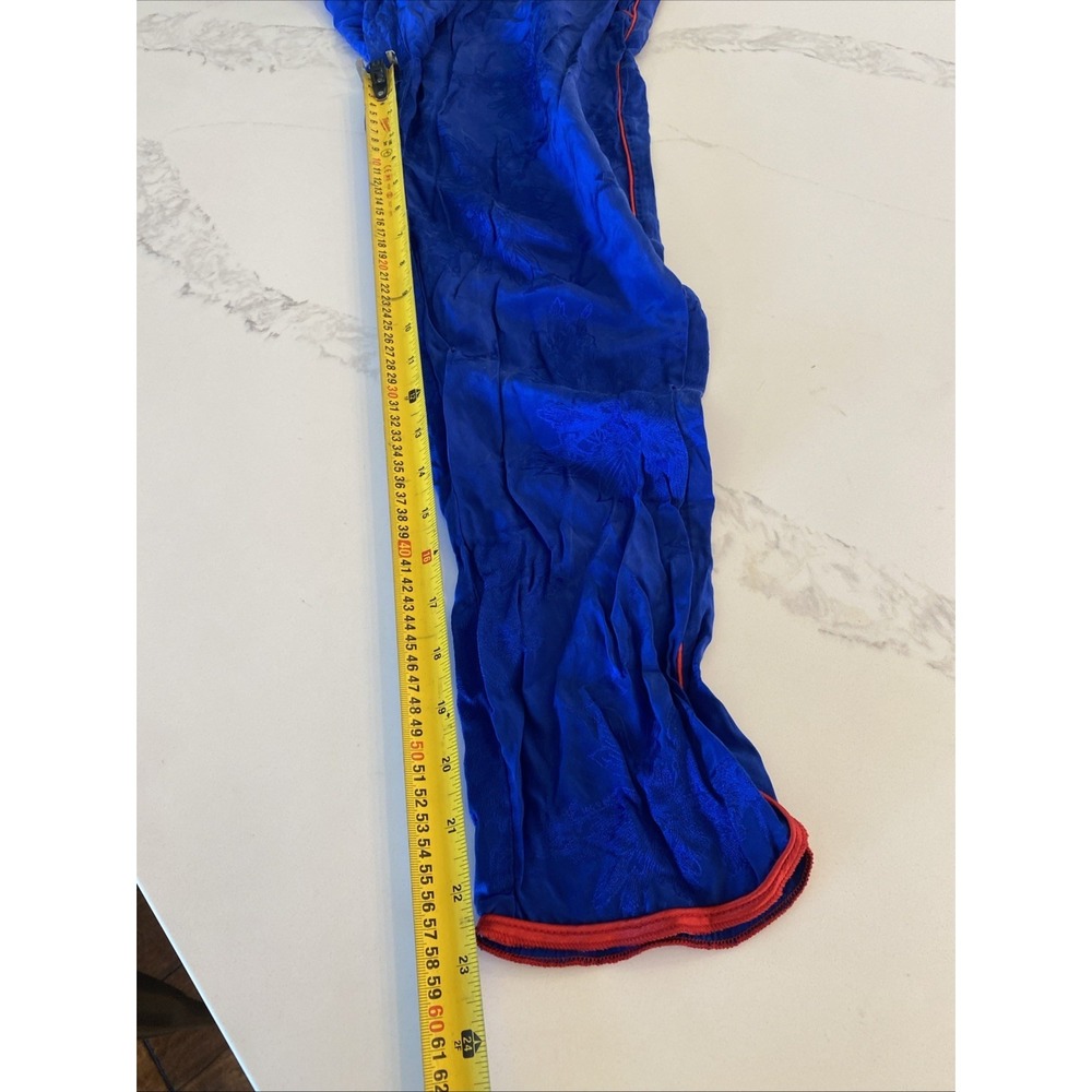 Zadig & Voltaire Adelie Pants Womens Size XS Blue Utility Jogger Red Piping - Picture 15 of 16